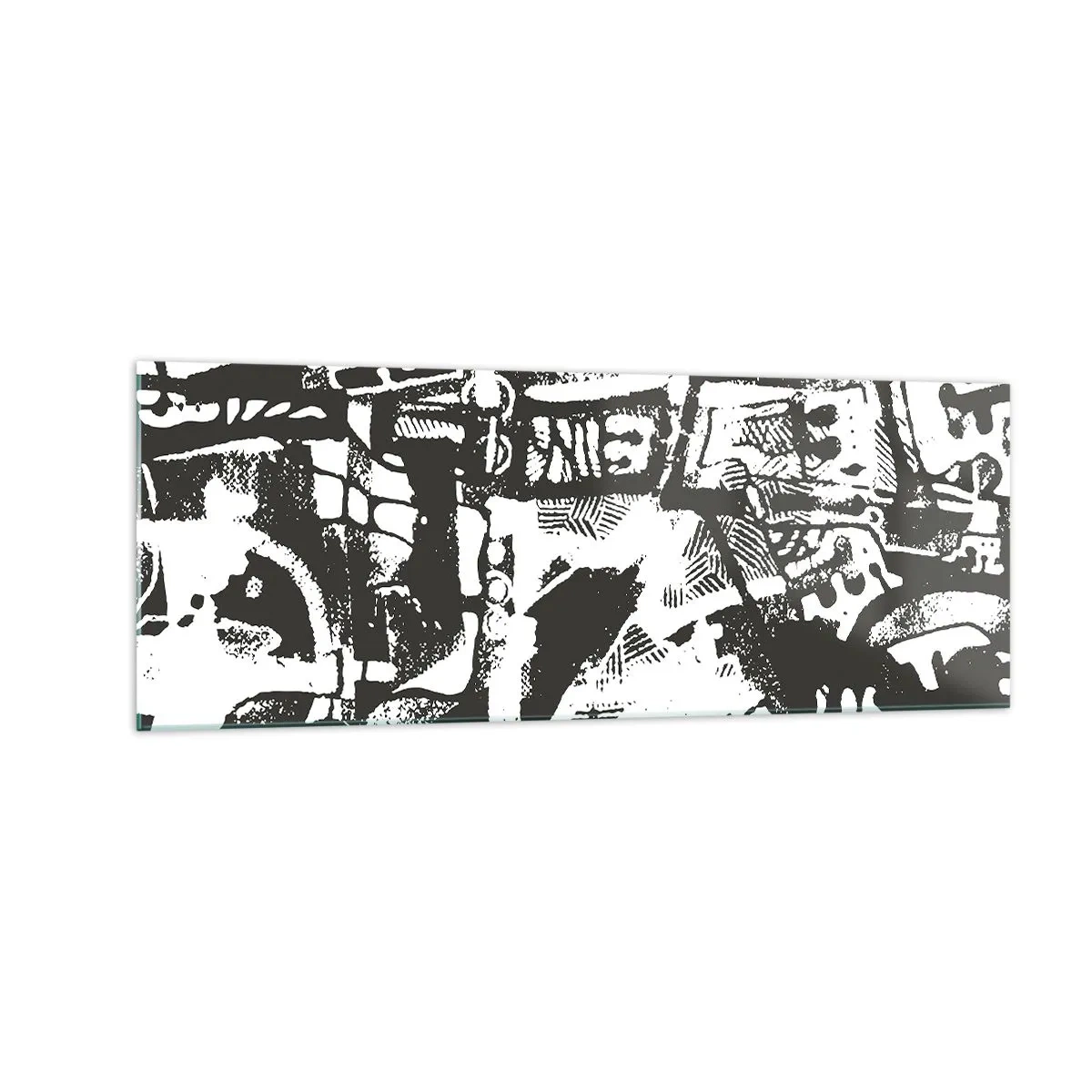 Üveg kép - Rend vagy káosz? - 140x50 cm