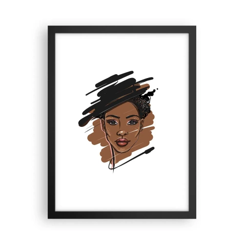Poszter fehér keretben - Édes, mint a csokoládé - 30x40 cm