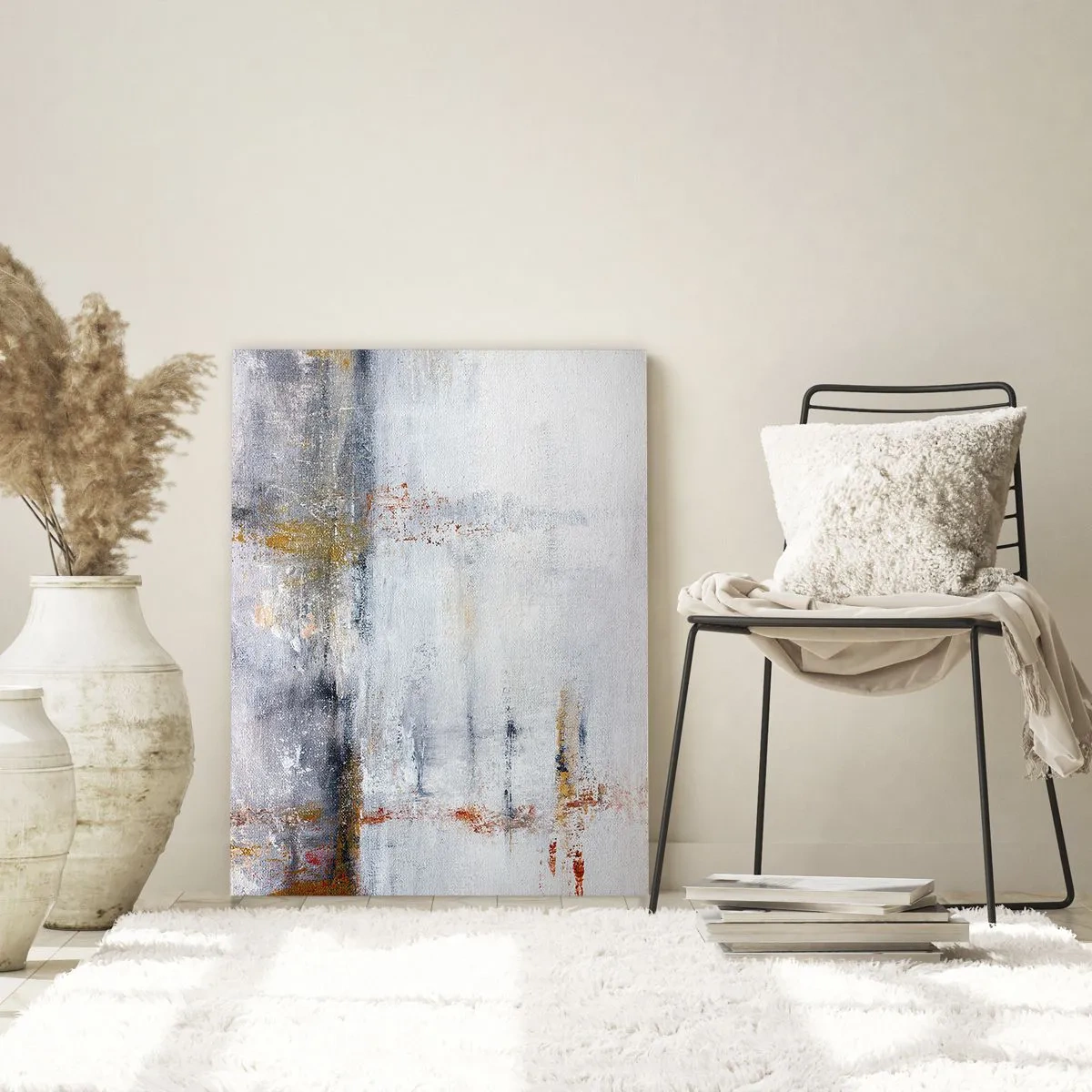 Üveg kép - A légfüggöny mögött  - 50x70 cm