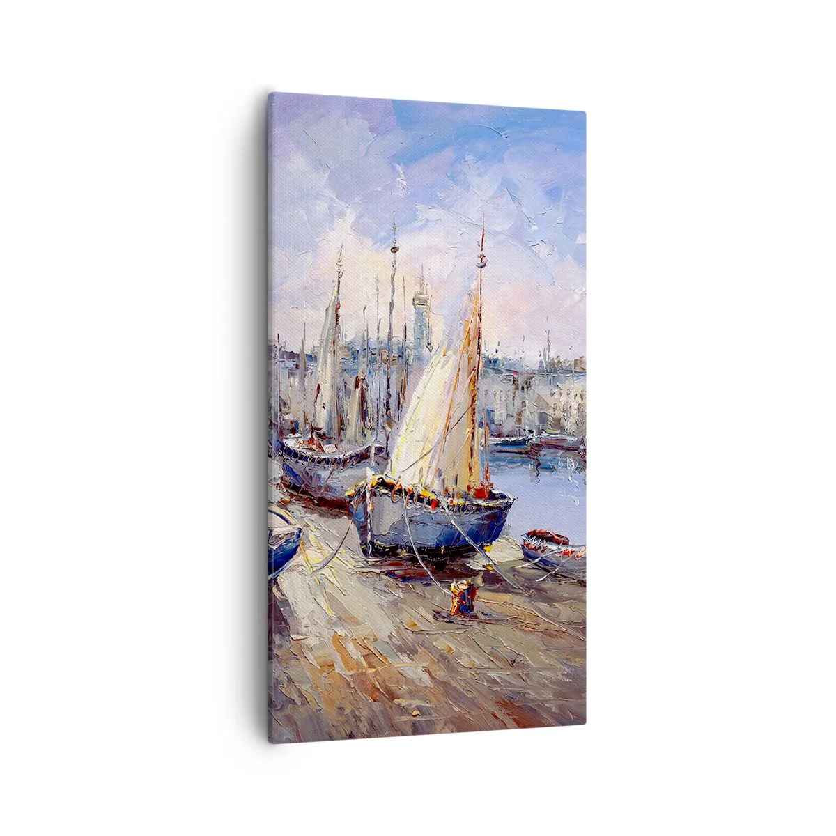 Vászonkép - Város az öböl mellett - 55x100 cm