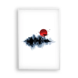 Poszter fekete keretben - Japán kilátás - 61x91 cm