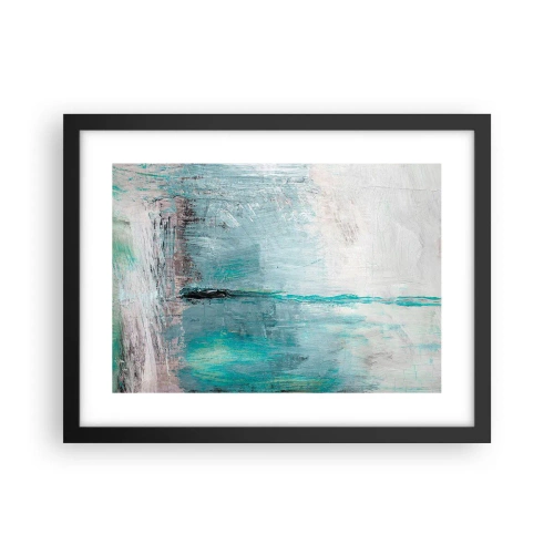 Poszter fehér keretben - Vízszintesen kék színben - 40x30 cm