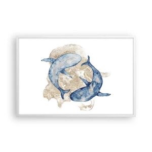 Poszter fekete keretben - Barátság vagy szerelem? - 91x61 cm