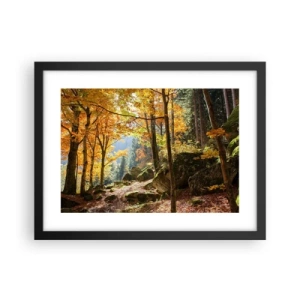 Poszter fehér keretben - Itt az ideje a pihenésnek - 40x30 cm