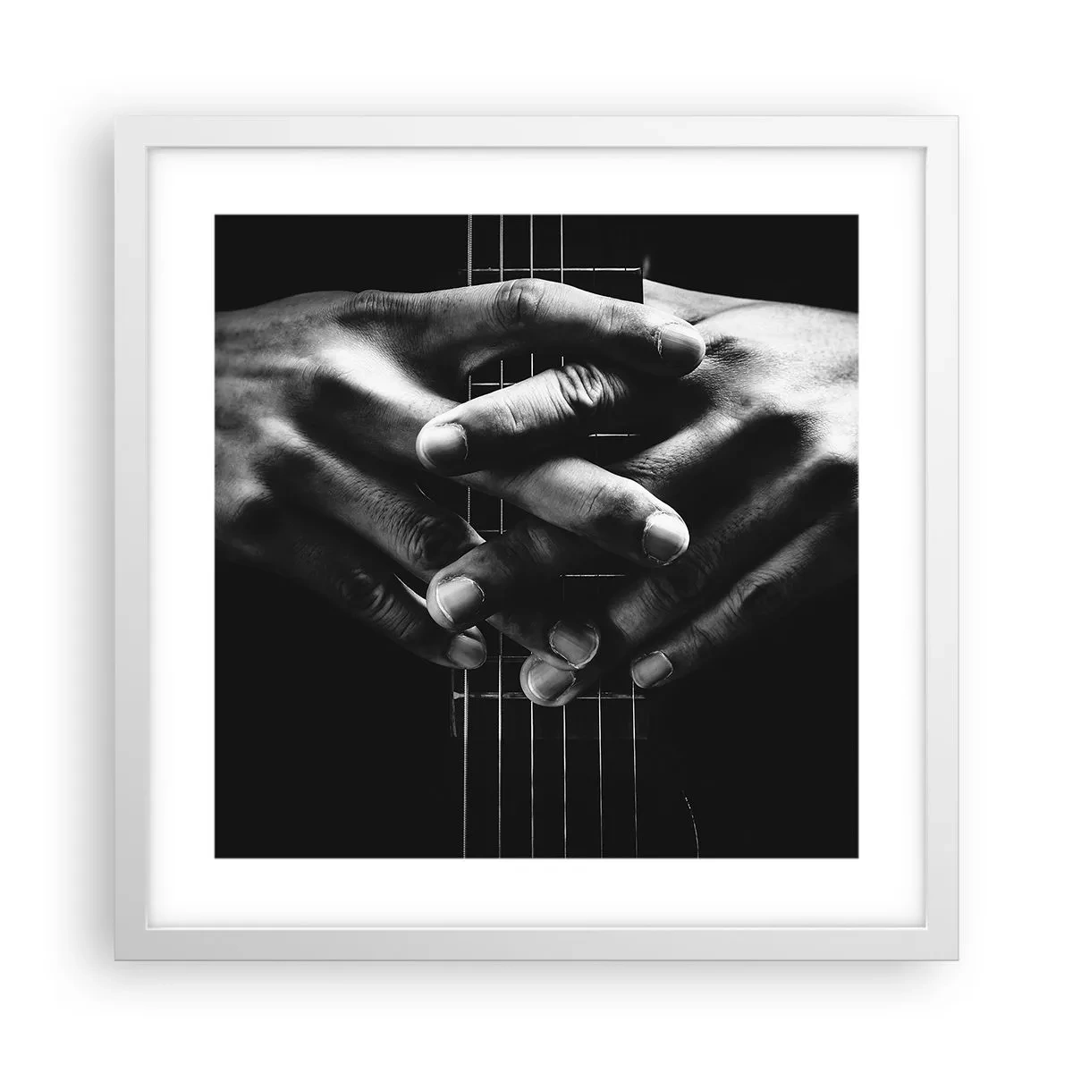 Poszter fekete keretben - Művész imája - 40x40 cm