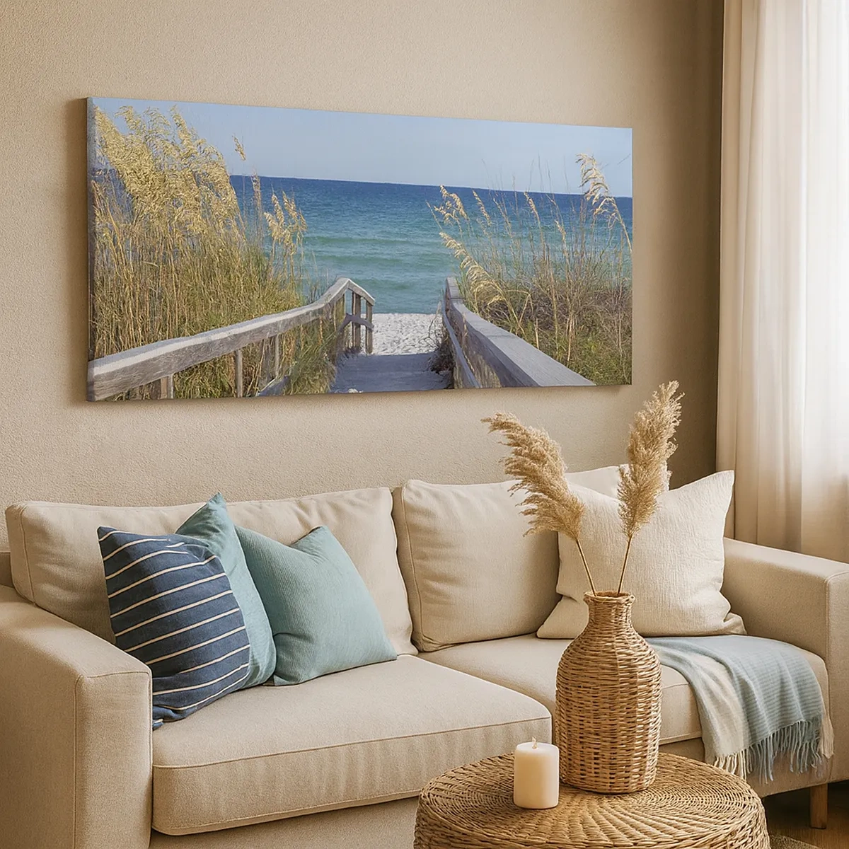 Vászonkép - Napsütésben, szélben - 30x30 cm