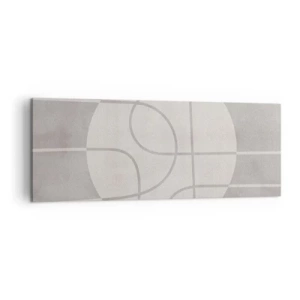 Vászonkép - Körkörös és egyenes - 140x50 cm