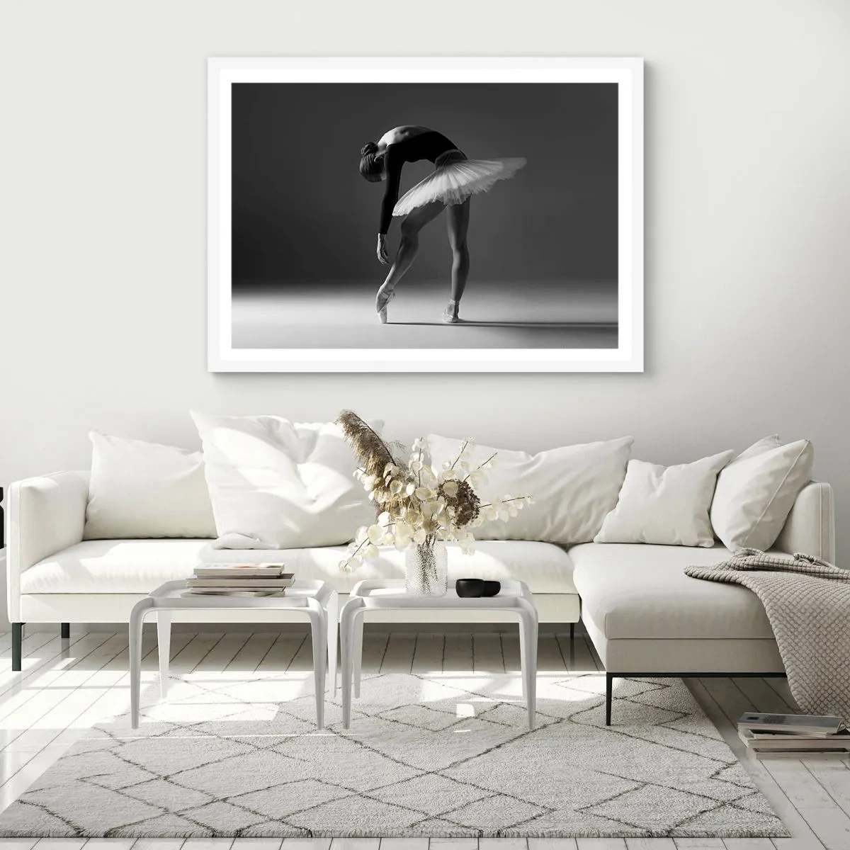 Poszter fekete keretben - Bella balerina - 40x30 cm