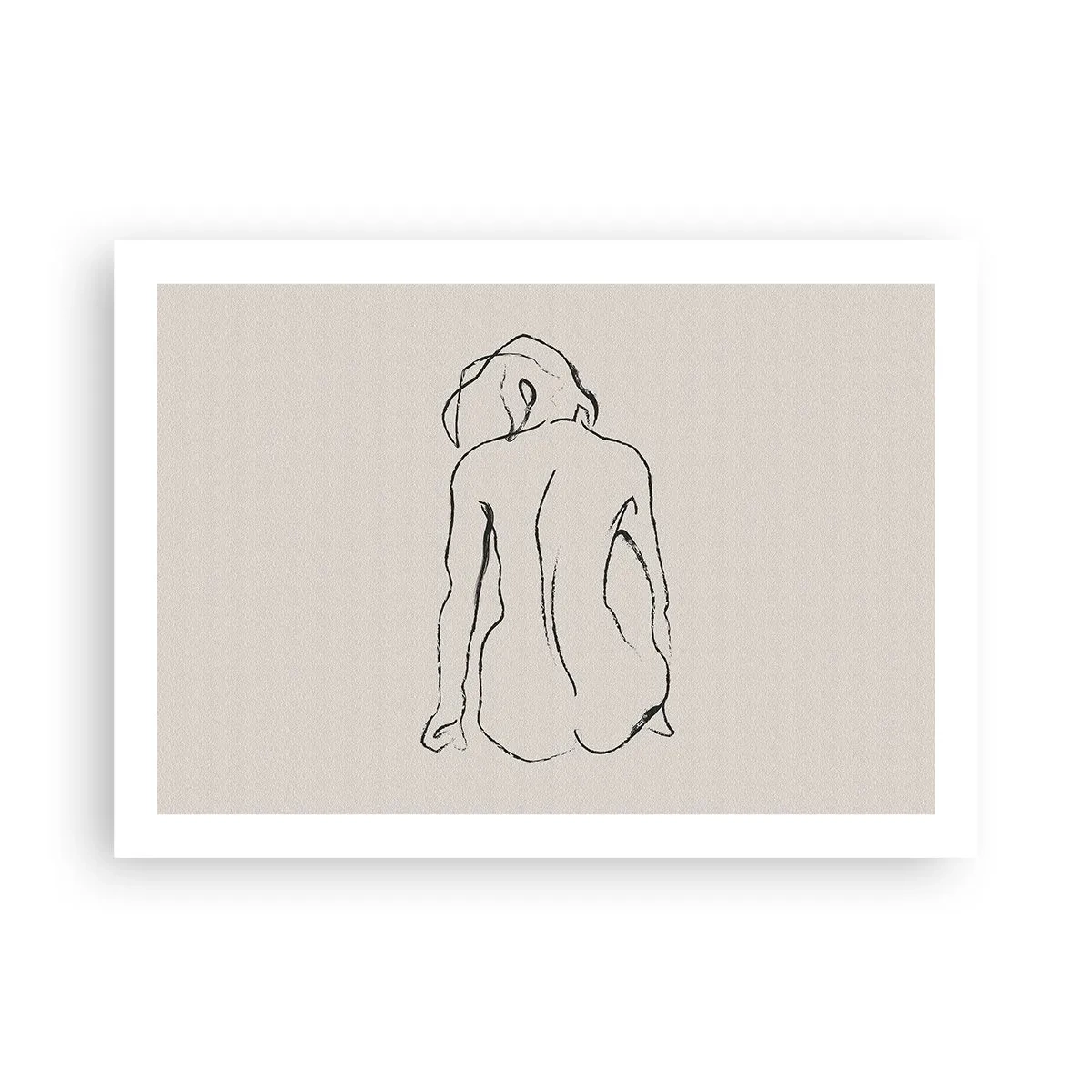 Poszter - Lány meztelenül - 70x50 cm