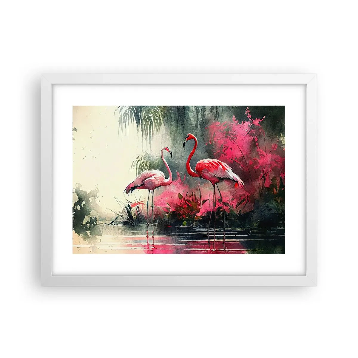 Poszter fekete keretben - Egy lecke a természetes bájról - 40x30 cm