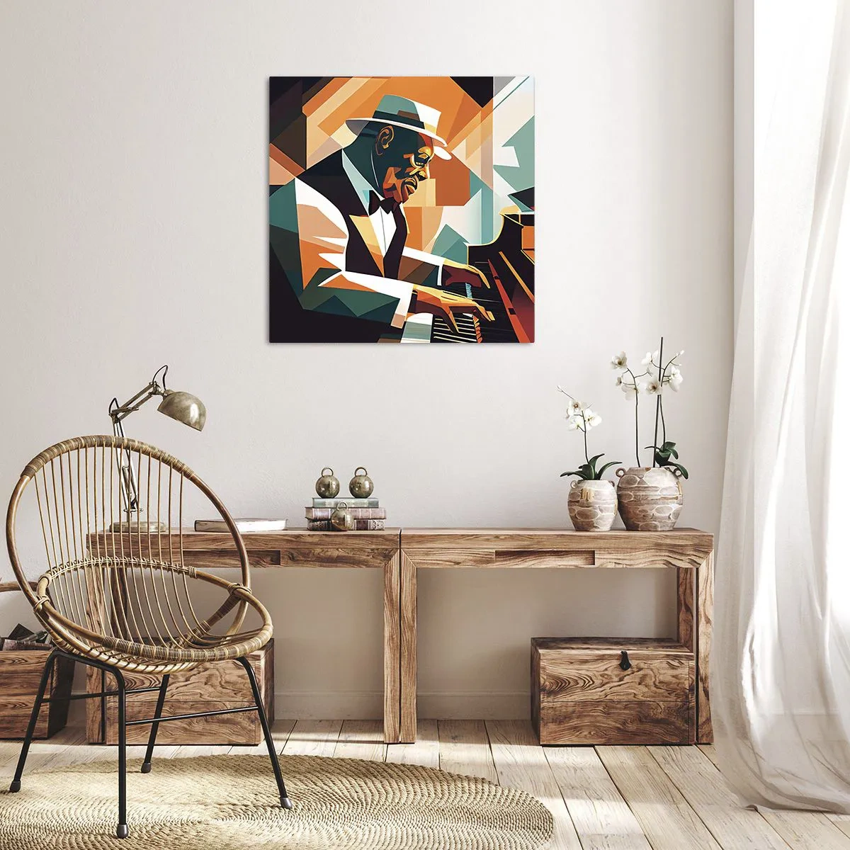 Vászonkép - Minden, ami jazz - 60x60 cm