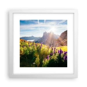 Poszter fekete keretben - A gyógynövények titkos élete - 30x30 cm