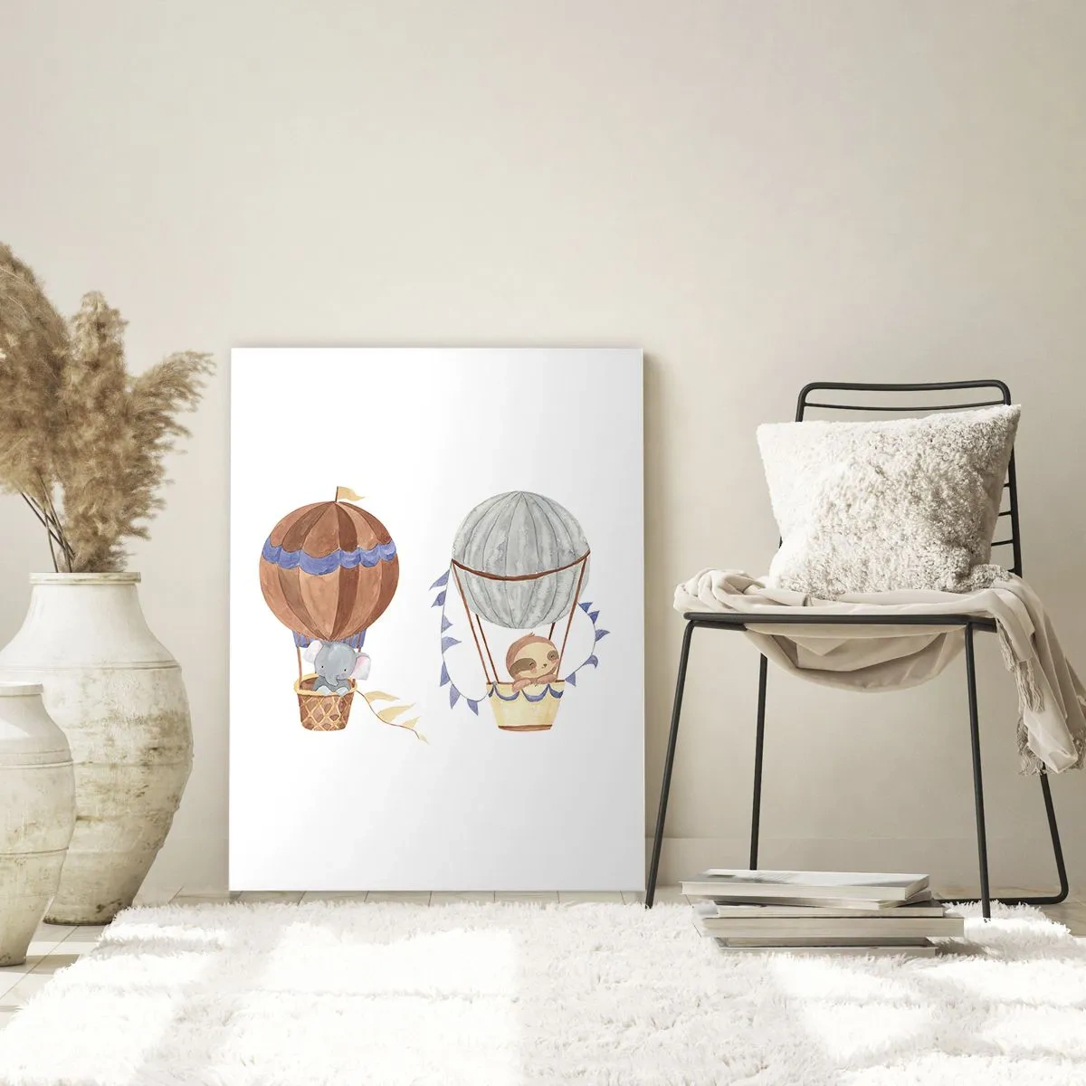 Üveg kép - Barátok egy utazáson - 50x70 cm