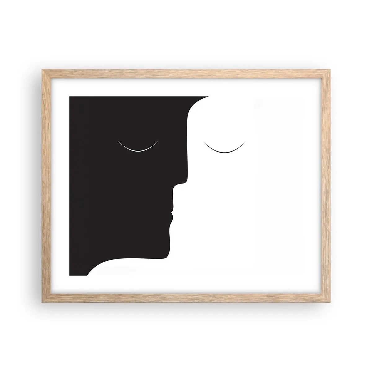 Poszter világos tölgy keretben - Az ellentétek egysége - 50x40 cm