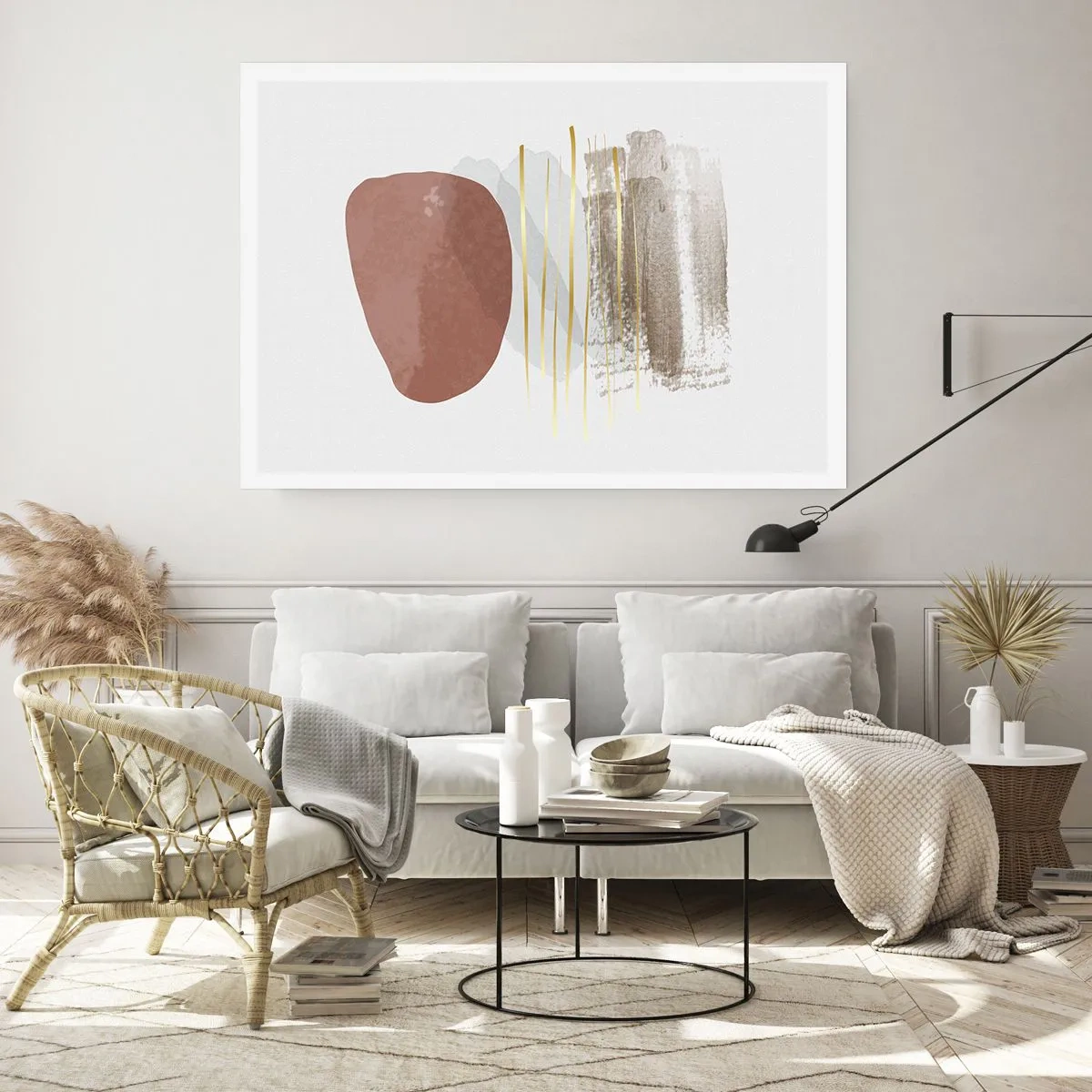 Poszter - Absztrakt oszlopsor - 100x70 cm