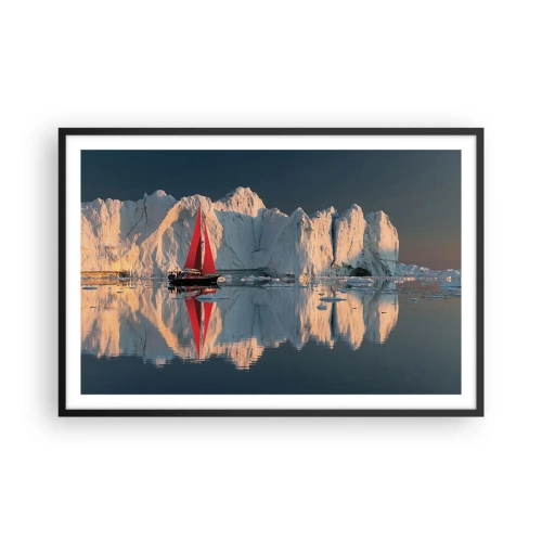 Poszter fehér keretben - A világ peremén - 91x61 cm