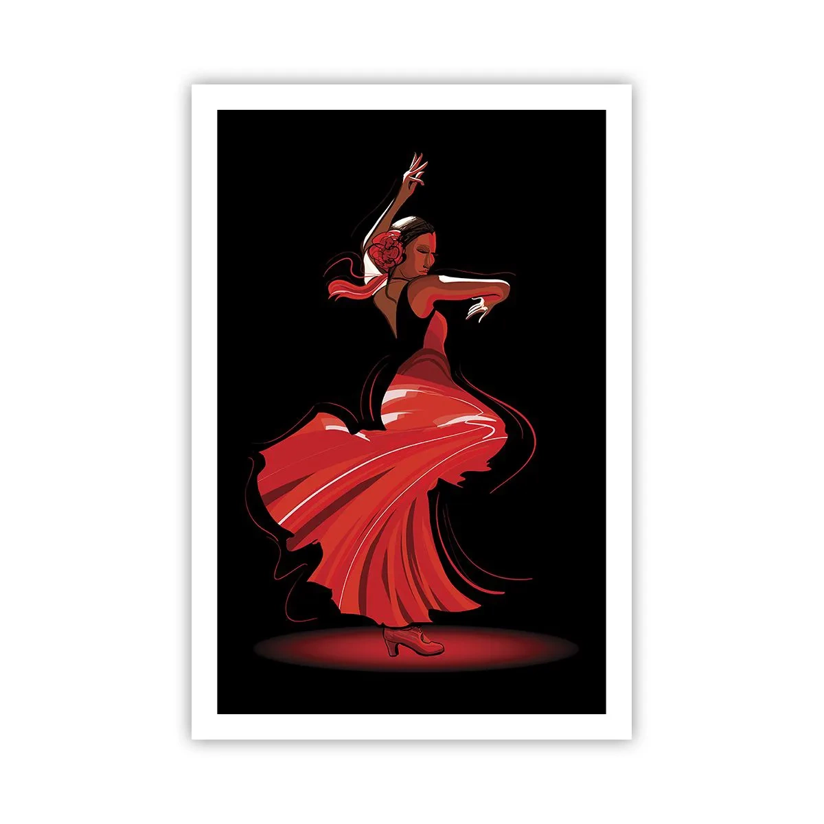 Poszter - A flamenco tüzes szelleme - 61x91 cm