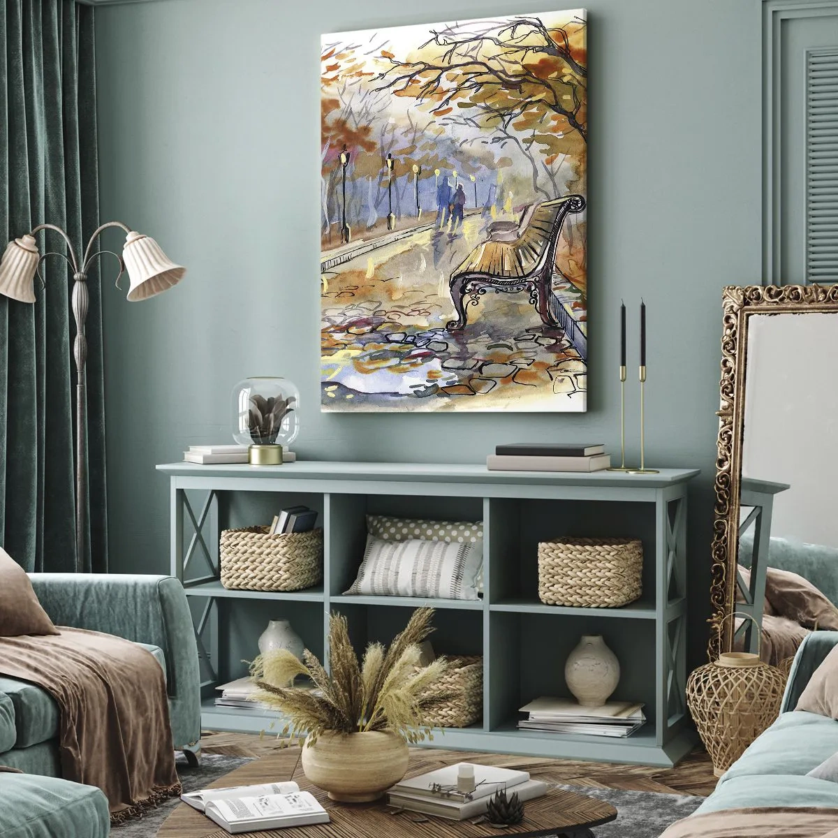 Vászonkép - Kiránduljunk együtt az őszbe - 50x70 cm