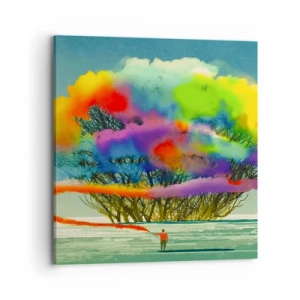 Vászonkép - Keltsd életre ezt a világot - 70x70 cm