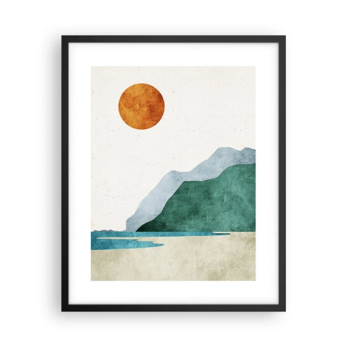 Poszter fehér keretben - Tájkép, amilyennek lennie kell - 40x50 cm