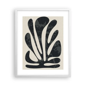 Poszter fekete keretben - Többujjas absztrakció - 40x50 cm