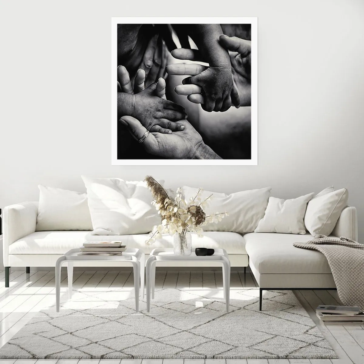 Poszter - Embernek lenni - 30x30 cm