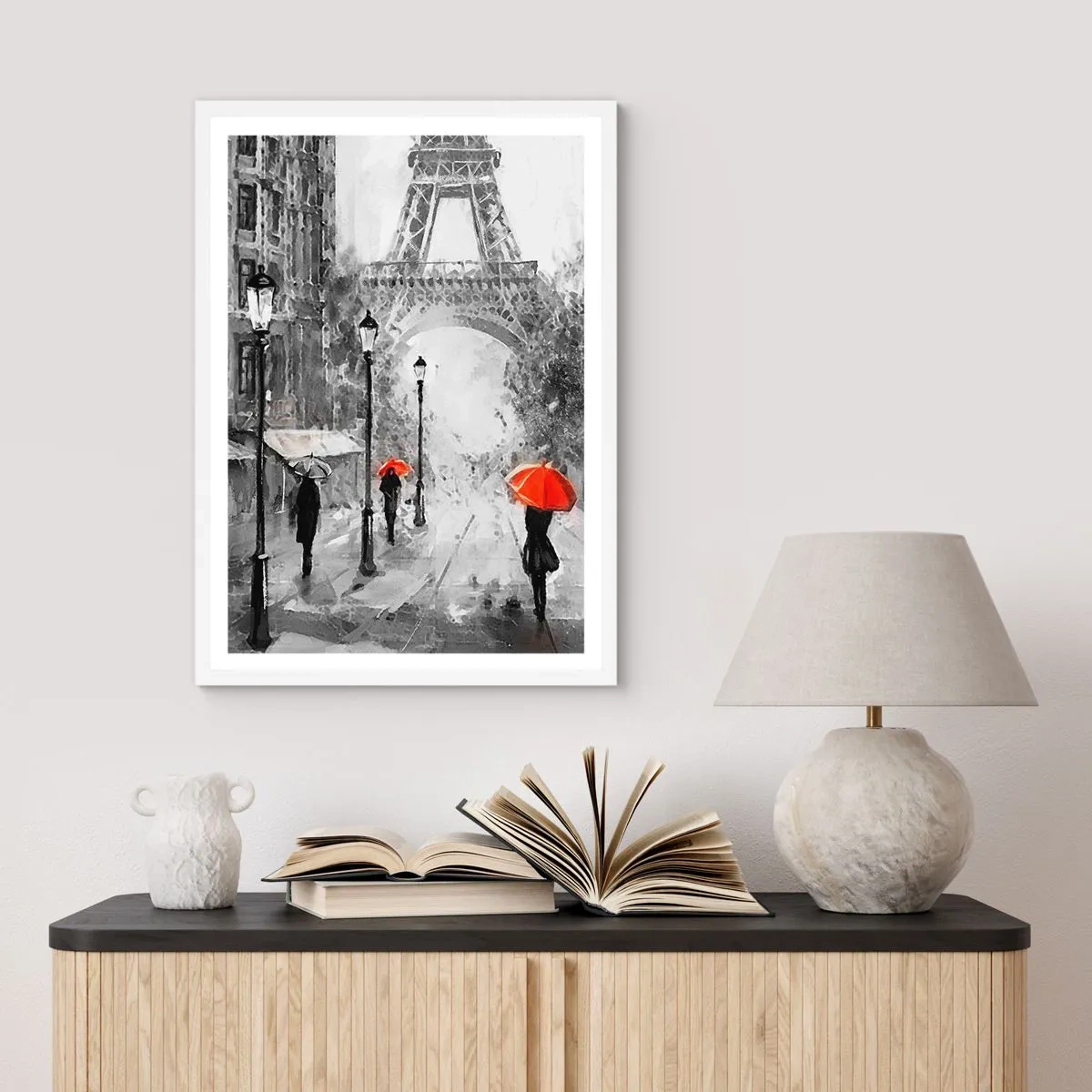 Poszter fekete keretben - Minden út hozzá vezet - 61x91 cm