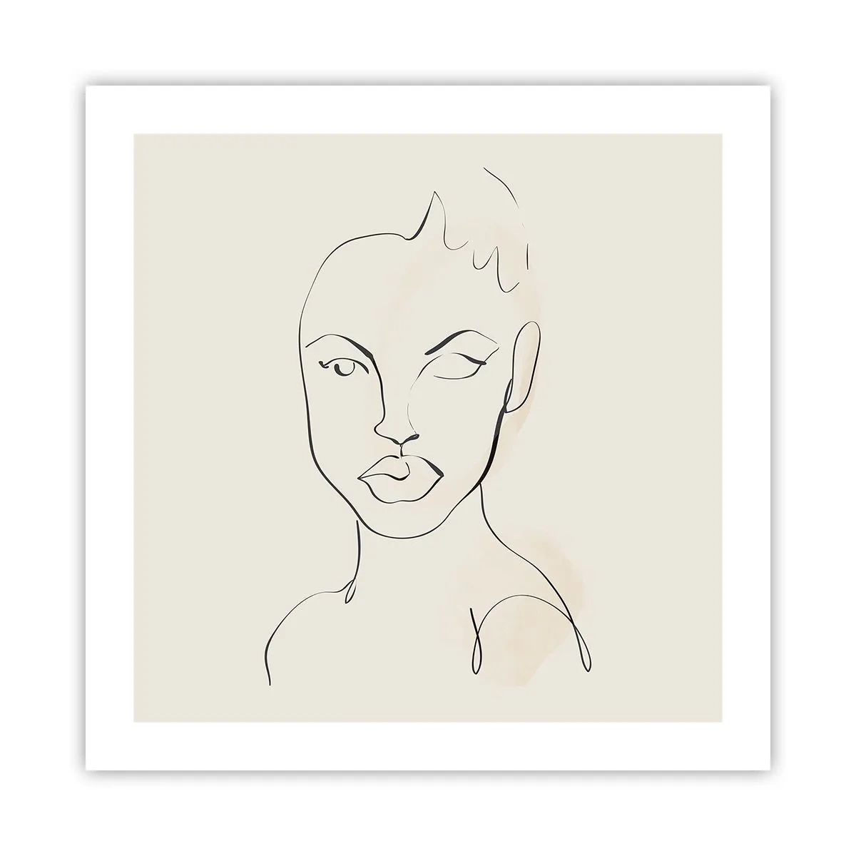 Poszter - Az érzékiség körvonala - 50x50 cm