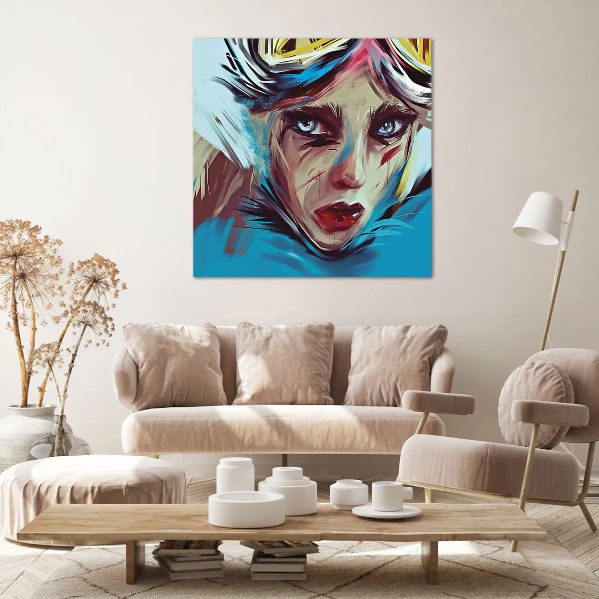 Vászonkép - Utcai harcos - 30x30 cm