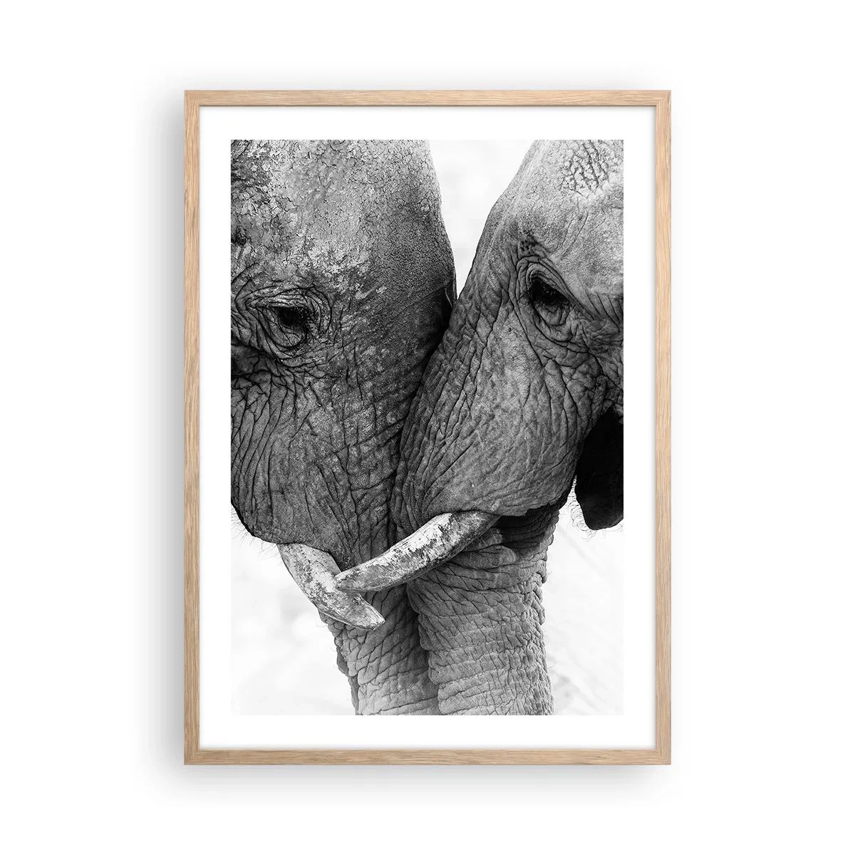 Poszter világos tölgy keretben - Szívélyes vallomás - 50x70 cm