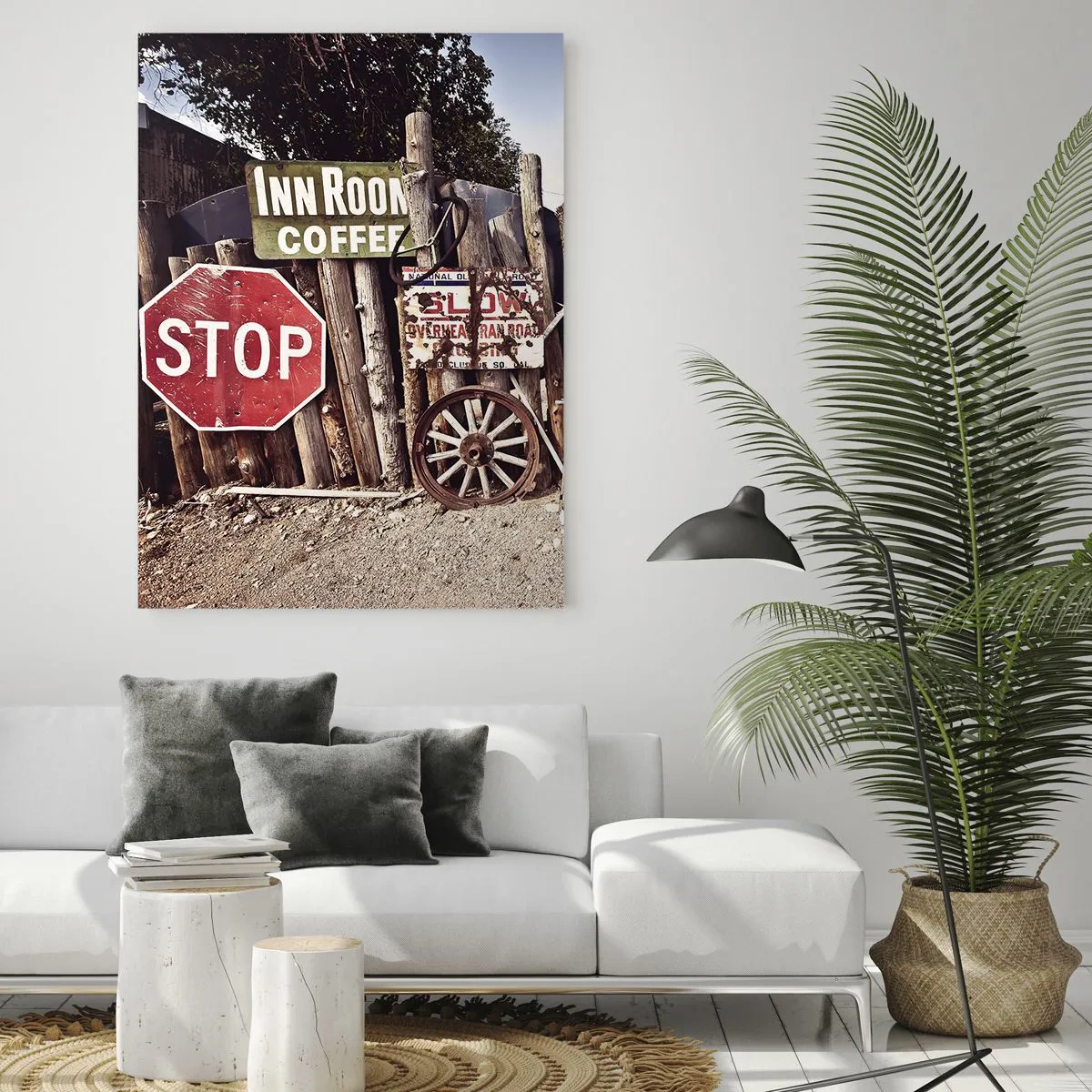 Üveg kép - És megállt az idő - 50x70 cm