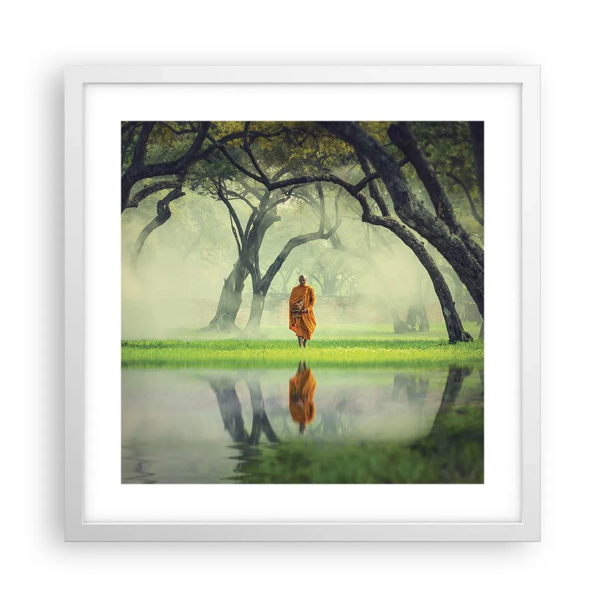 Poszter fekete keretben - Útban a megvilágosodás felé - 40x40 cm