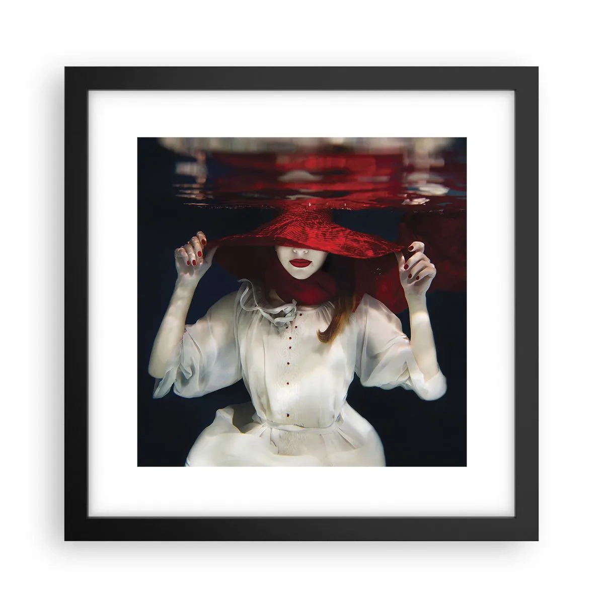 Poszter fehér keretben - Furi(fele)ség - 30x30 cm