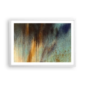 Poszter fekete keretben - Egy nem véletlen színes kompozíció - 70x50 cm