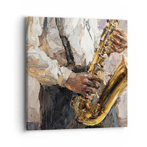 Vászonkép - Itt az idő egy szólóra - 40x40 cm