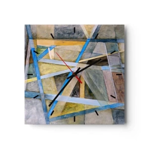 Falióra, Óra - Egyenesen vagy átlósan? - 30x30 cm