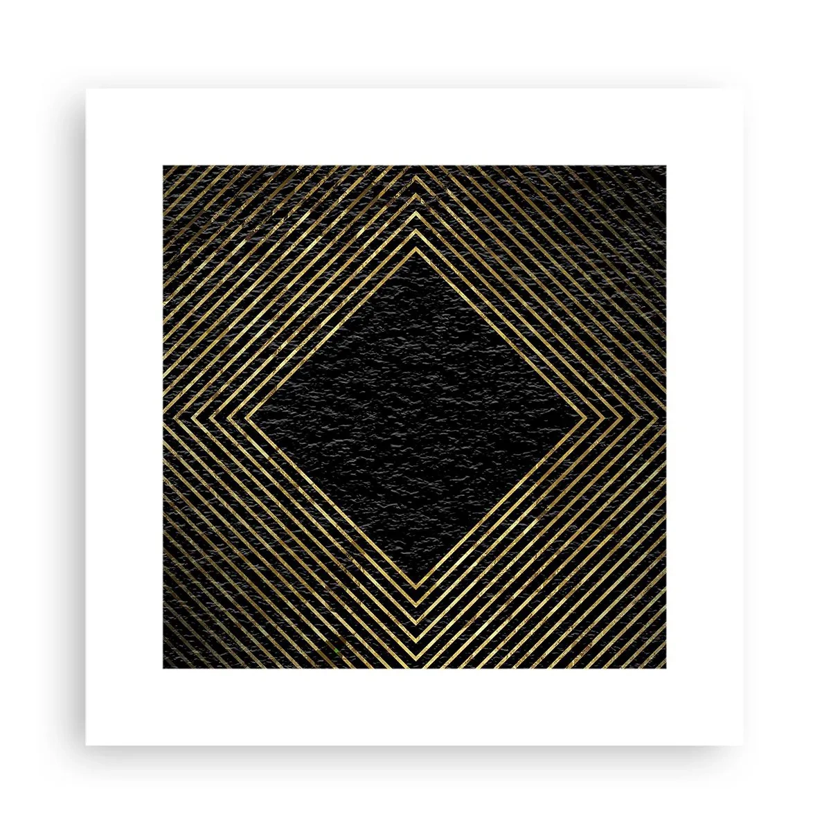 Poszter - Geometria glamour stílusban - 30x30 cm