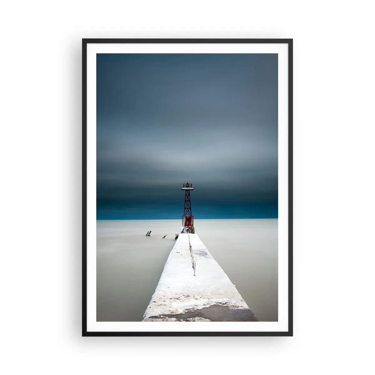 Poszter fehér keretben - A végtelenség irányába - 70x100 cm