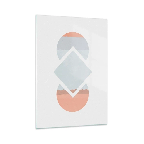 Üveg kép - A helyzet egyértelmű - 50x70 cm