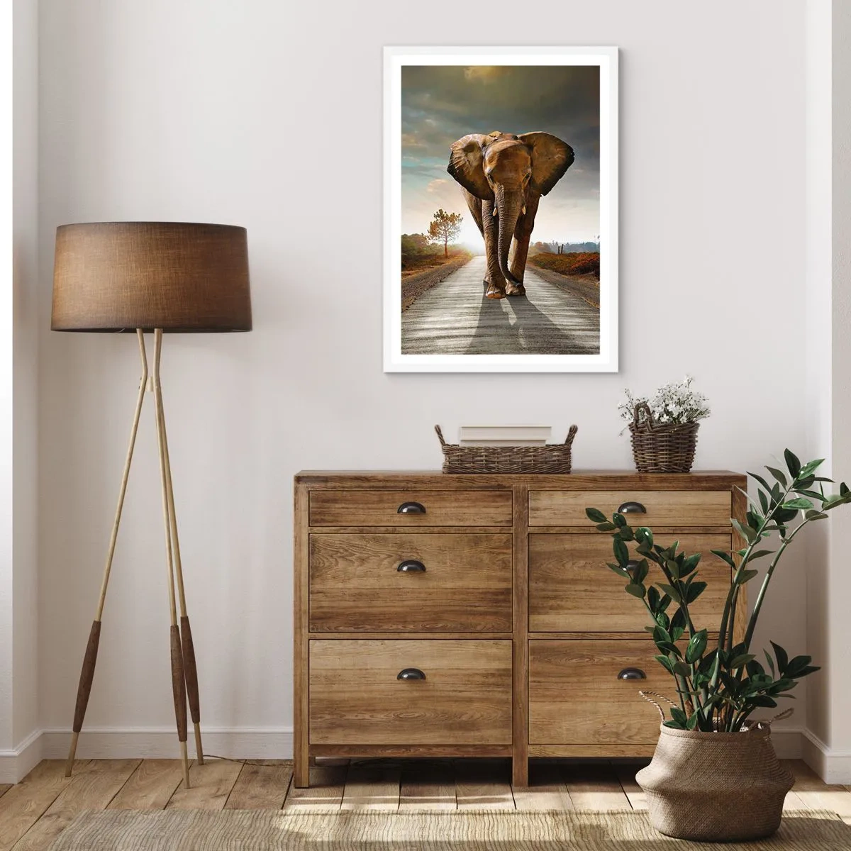 Poszter fekete keretben - És egyáltalán nem porcelánraktárban - 30x40 cm