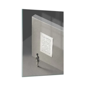 Üveg kép - De én hol vagyok? - 80x120 cm