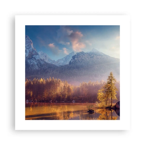 Poszter - A hegyekben és völgyekben - 40x40 cm