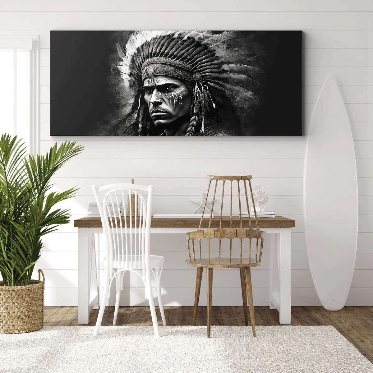 Vászonkép - Vezér és harcos - 100x40 cm