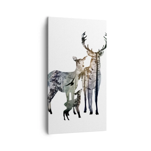 Vászonkép - Családi fotó - 45x80 cm