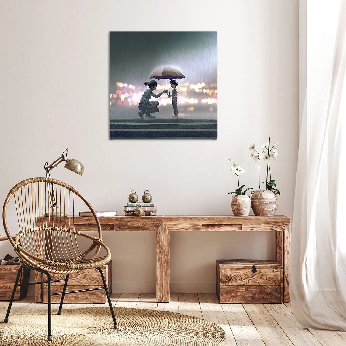 Vászonkép - És most minden rendben - 70x70 cm
