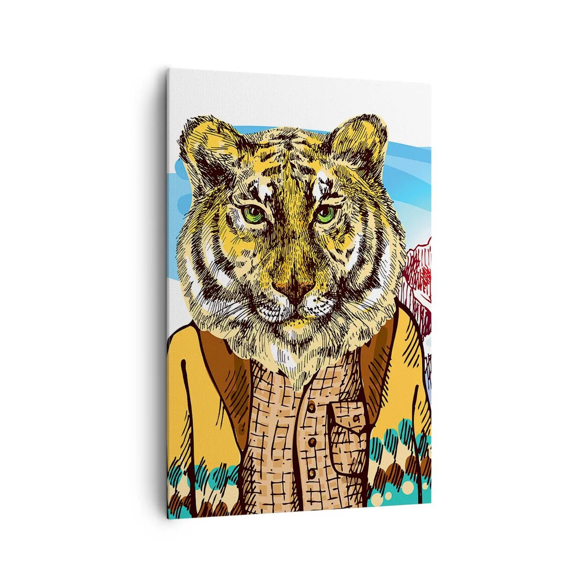 Vászonkép - Nem olyan vad, mint ahogy lerajzolják - 80x120 cm