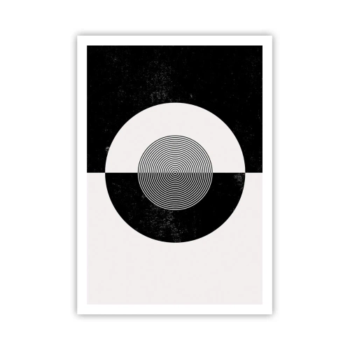 Poszter - Harmónia fekete-fehérben - 70x100 cm