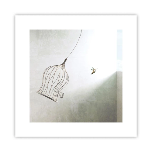 Poszter - Az elememen - 30x30 cm