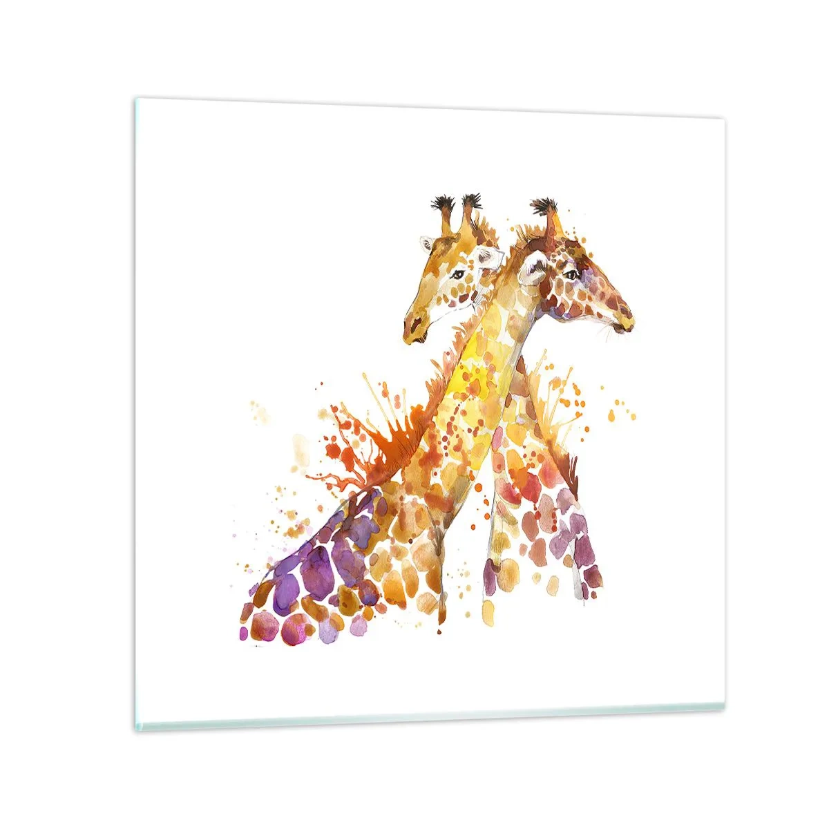 Üveg kép - Ez barátság vagy szerelem? - 30x30 cm