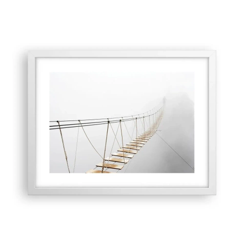 Poszter fekete keretben - Hová vezet? - 40x30 cm